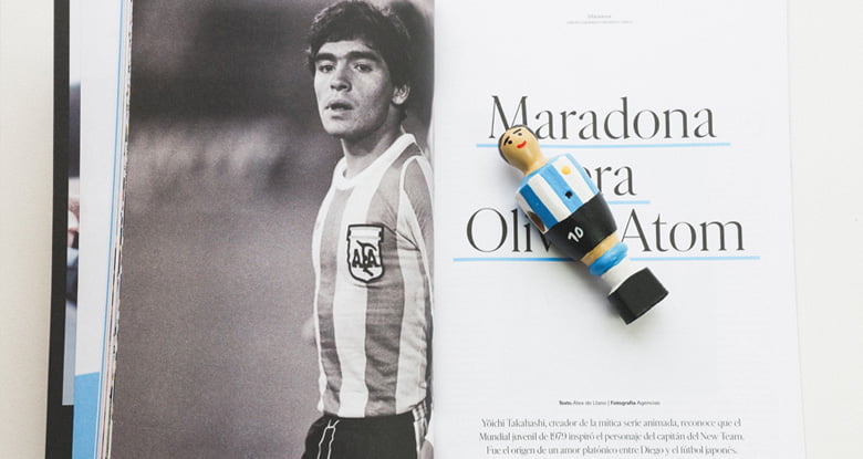 Líbero y Maradona