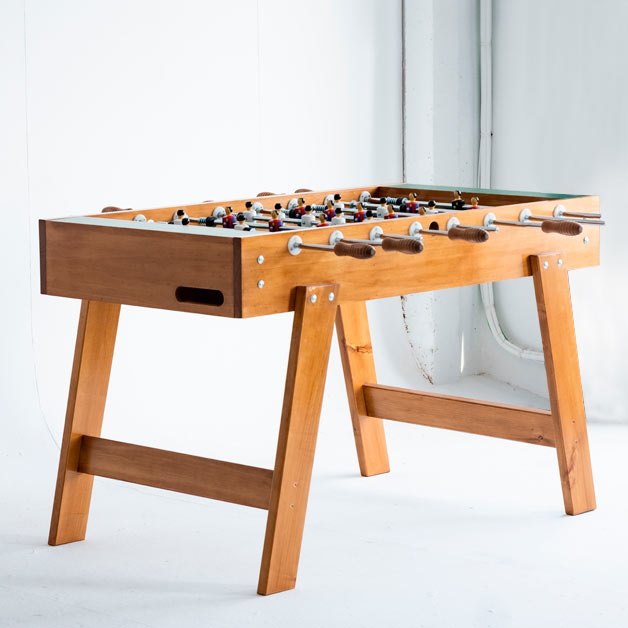 futbolín profesional de madera