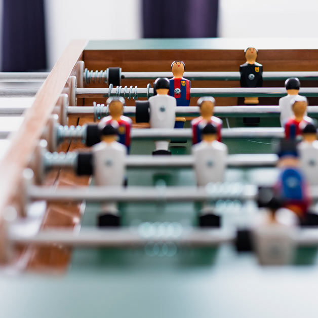 campo del futbolin de madera